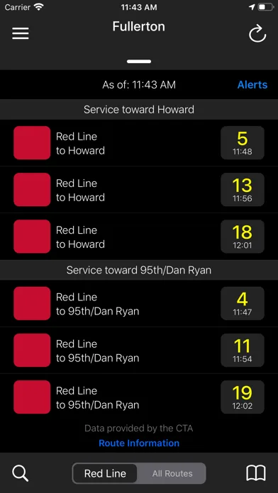 Transit Stop: CTA Tracker. screenshot 5