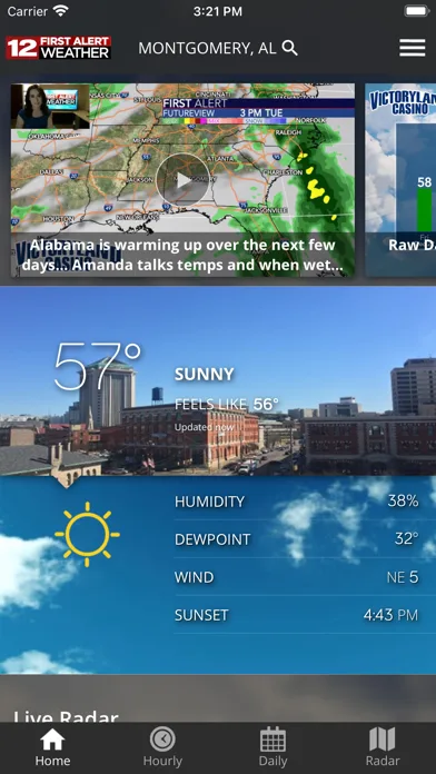 WSFA First Alert Weather screenshot 1