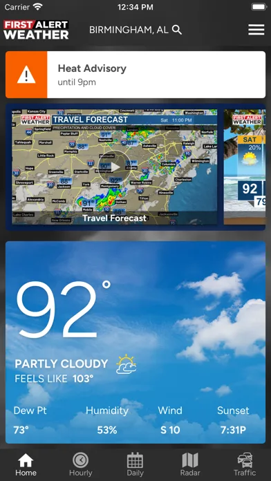 WBRC First Alert Weather screenshot 1