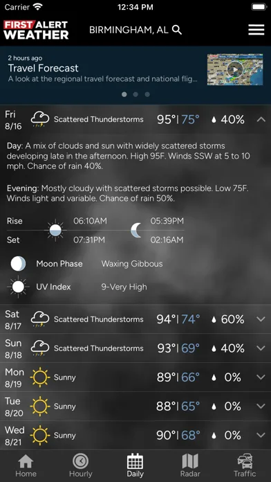 WBRC First Alert Weather screenshot 3