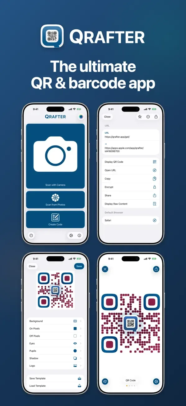 Qrafter: QR Code Reader screenshot 1