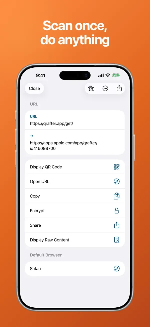Qrafter: QR Code Reader screenshot 4