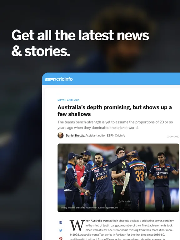 ESPNcricinfo - Cricket Scores screenshot 4