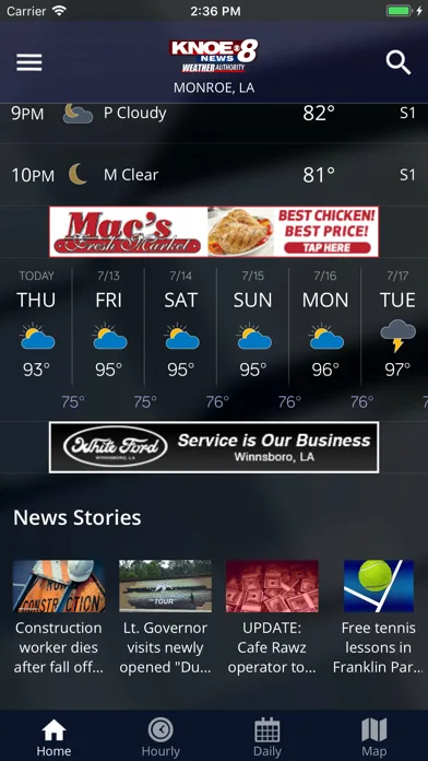 KNOE Weather screenshot 2