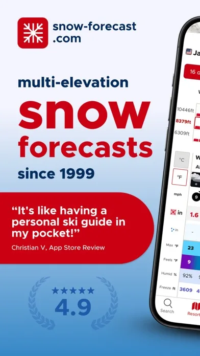 Snow-Forecast.com Weather Maps screenshot 1