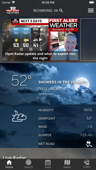 WWBT First Alert Weather screenshot 1