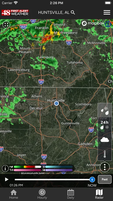 WAFF 48 First Alert Weather screenshot 4