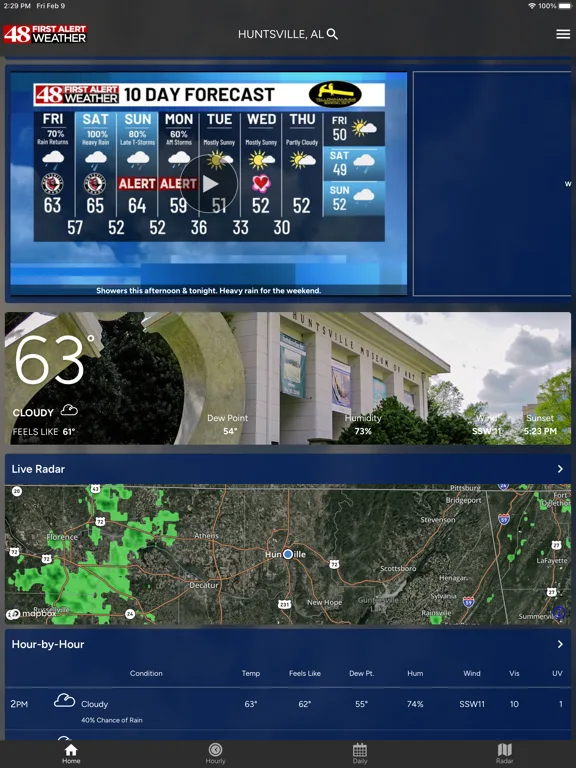 WAFF 48 First Alert Weather screenshot 5