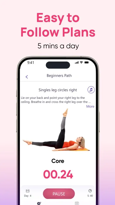 5 Minute Pilates Workout screenshot 5