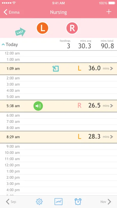 Baby Breastfeeding Tracker screenshot 1