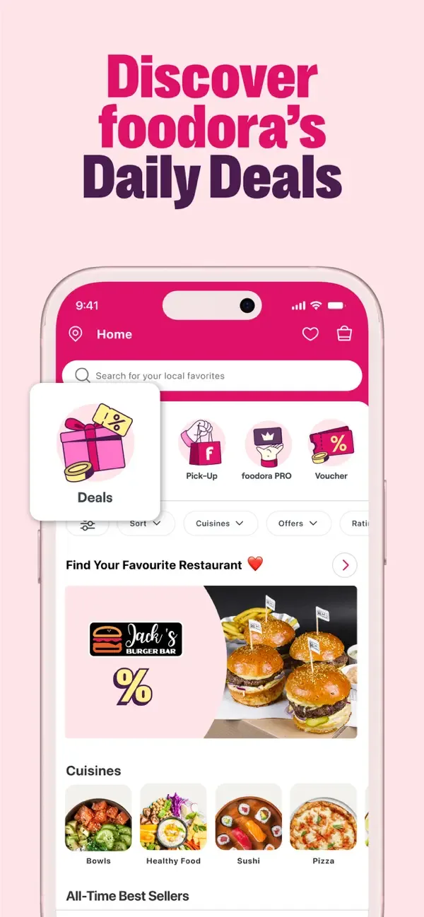 foodora -  Food Delivery screenshot 2