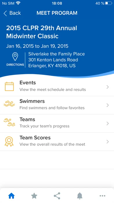 Meet Mobile: Swim screenshot 2