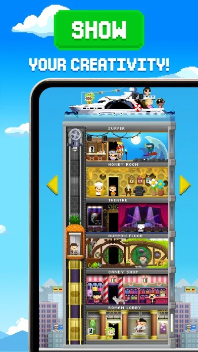 Tiny Tower: Tap Idle Evolution screenshot 3