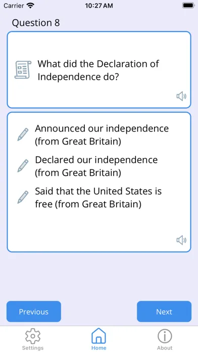 U.S. Citizenship Test '25 screenshot 2