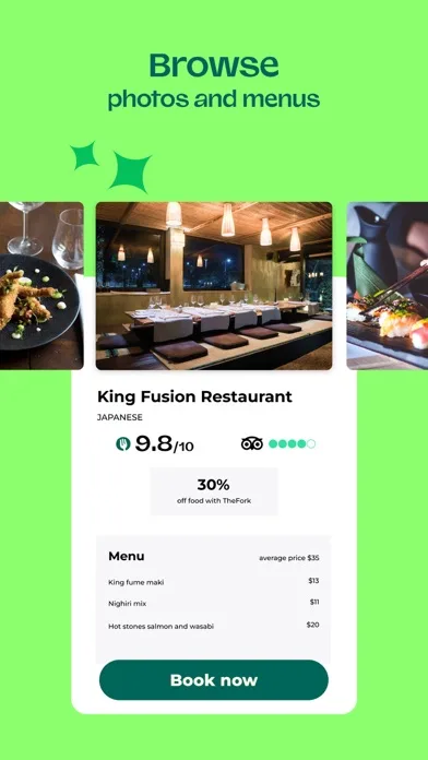 TheFork - Restaurant bookings screenshot 4