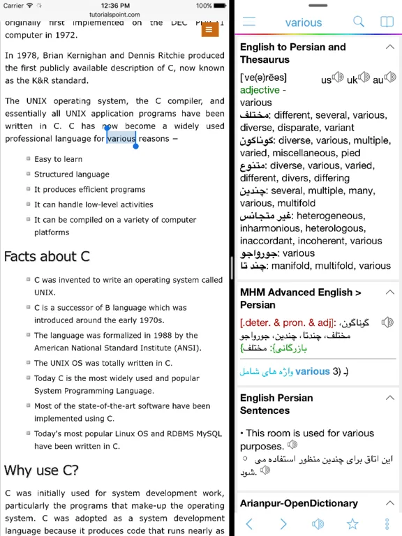 Arabic Dictionary - Dict Box screenshot 5