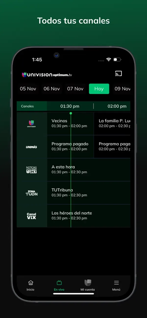 Univision App screenshot 2