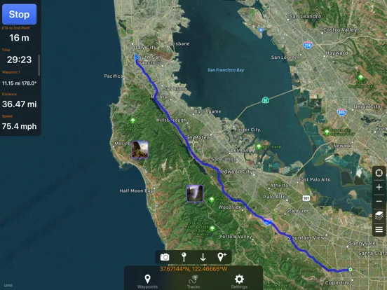 GPS Tracks screenshot 1