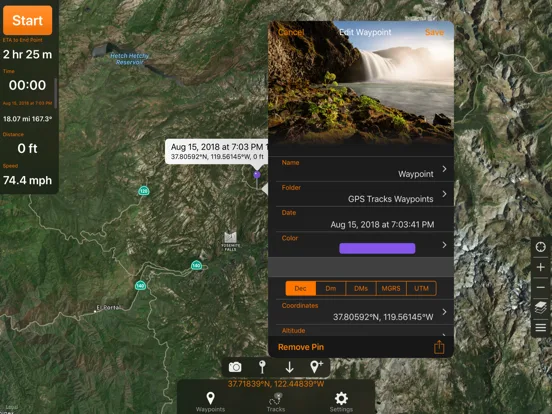 GPS Tracks screenshot 2