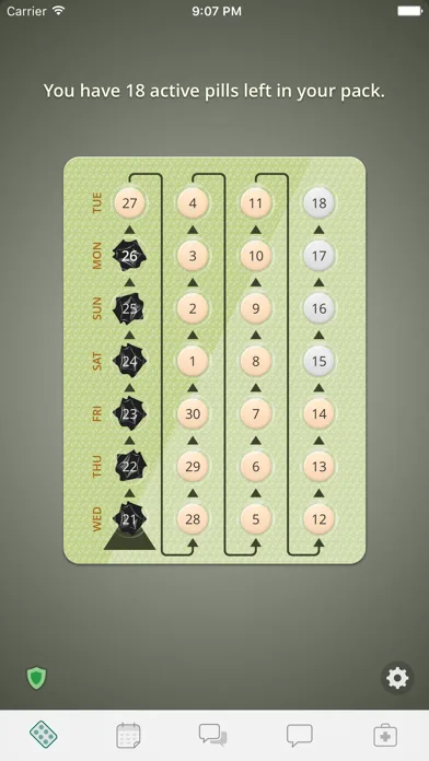myPill® Birth Control Reminder screenshot 1