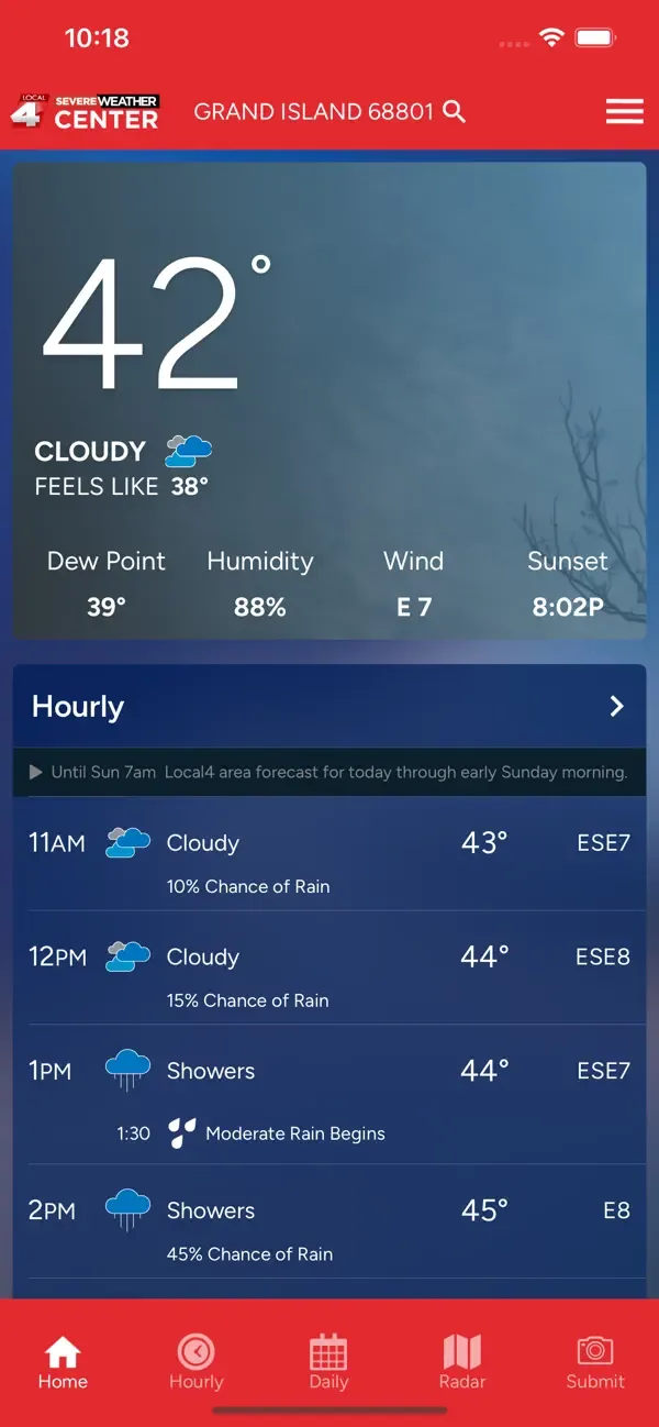 KSNB Local4 Weather screenshot 1