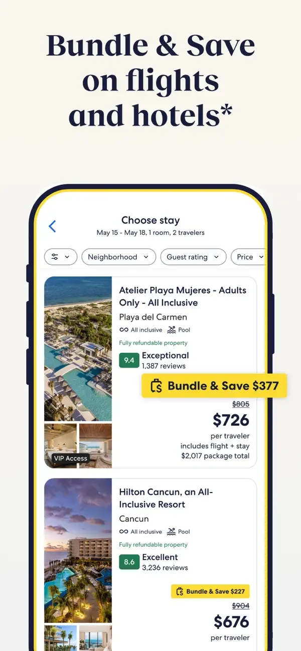 Expedia: Hotels, Flights, Cars screenshot 2