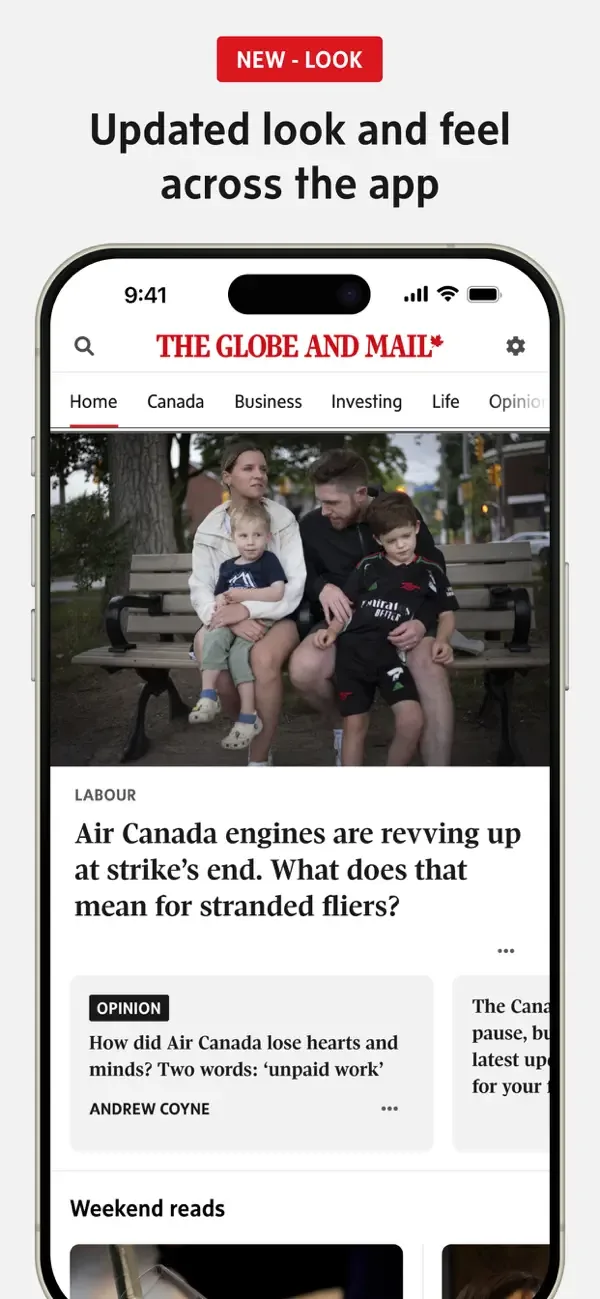 The Globe and Mail screenshot 1