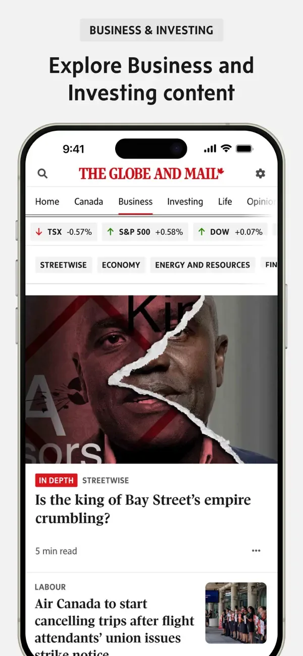 The Globe and Mail screenshot 2