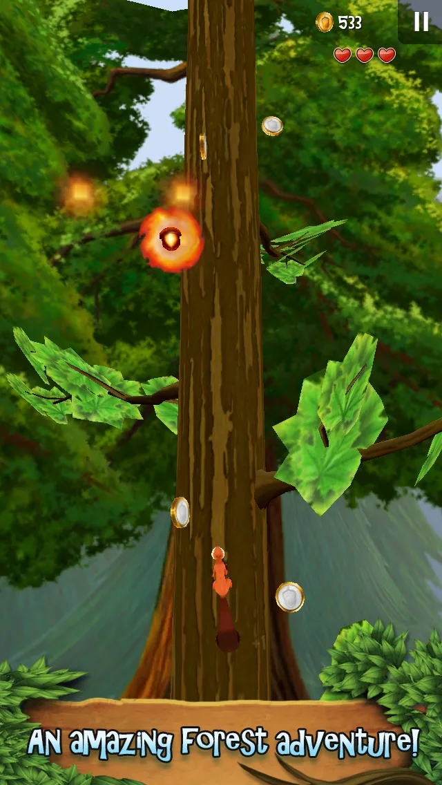Nuts!: Infinite Forest Run screenshot 1