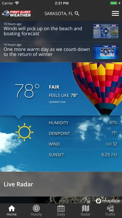 ABC7 WWSB First Alert Weather screenshot 1