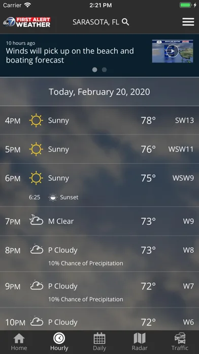 ABC7 WWSB First Alert Weather screenshot 2