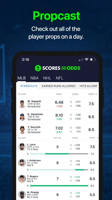 Scores and Odds Sports Betting screenshot 5