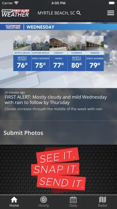 WMBF First Alert Weather screenshot 1