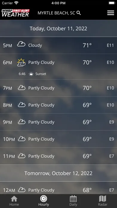 WMBF First Alert Weather screenshot 4