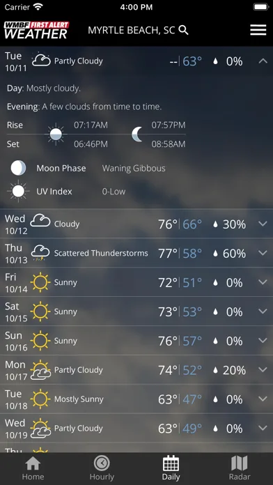 WMBF First Alert Weather screenshot 5