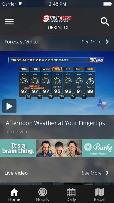 KTRE 9 First Alert Weather screenshot 5