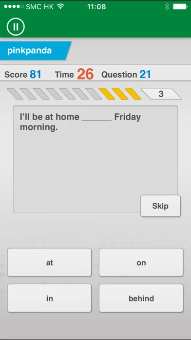 Johnny Grammar Word Challenge screenshot 1