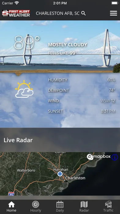 WCSC Live 5 Weather screenshot 4