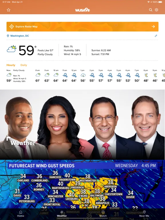 WUSA9 News screenshot 2