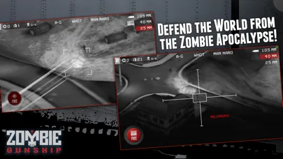 Zombie Gunship: Gun Down Zombies screenshot 2