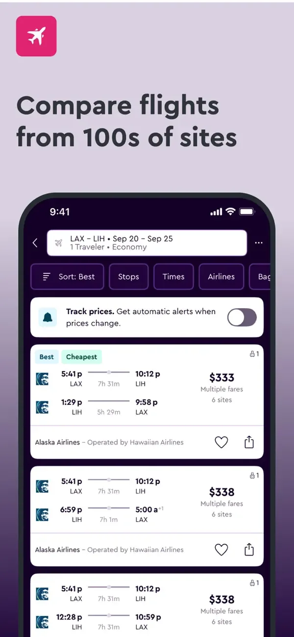 momondo: Flights, Hotels, Cars screenshot 2