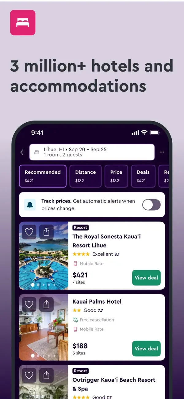 momondo: Flights, Hotels, Cars screenshot 3