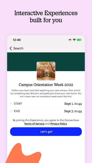 Goosechase screenshot 1