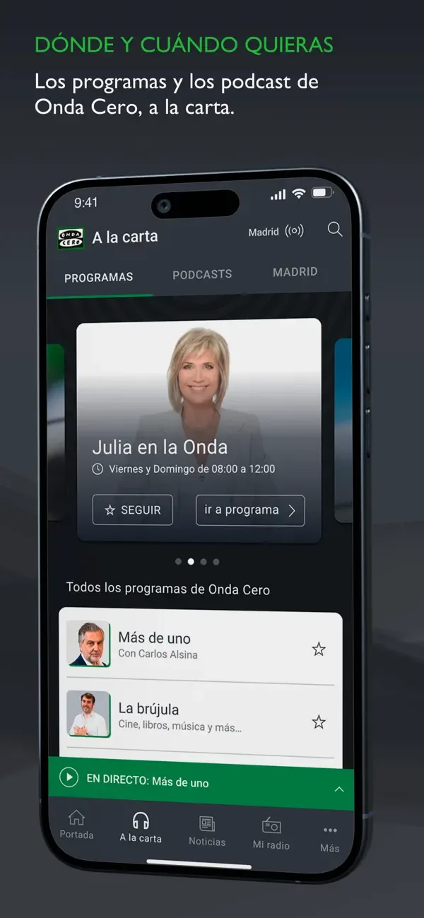 Onda Cero: Radio FM y Podcast screenshot 3