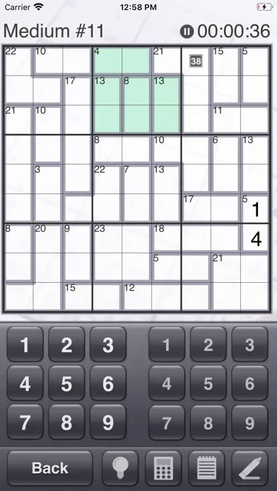 Killer Sudoku! screenshot 5