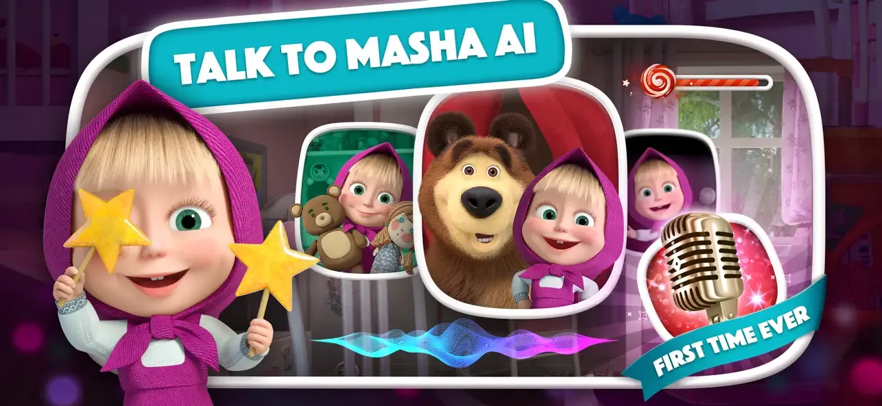 Masha and the Bear AI Kids screenshot 1