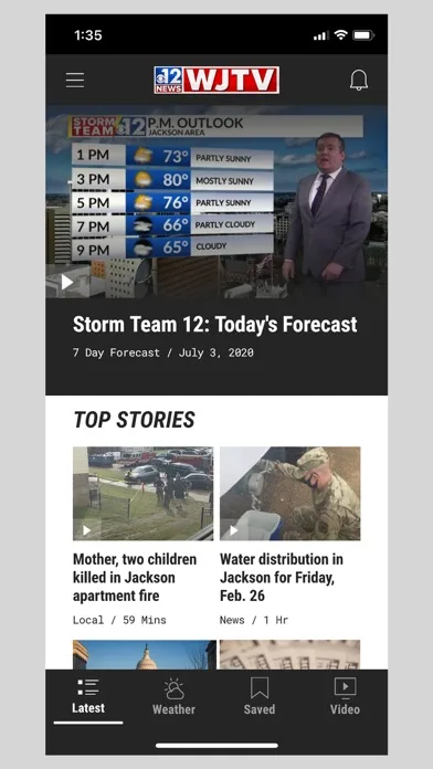 WJTV 12 - News for Jackson, MS screenshot 1