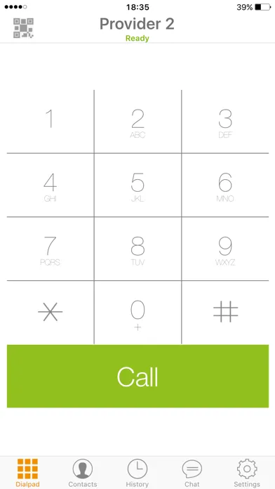 Zoiper Lite voip soft phone screenshot 1