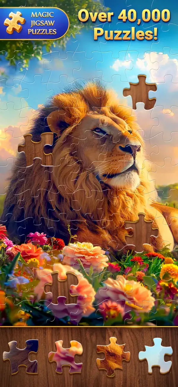 Magic Jigsaw Puzzles－Games HD screenshot 1