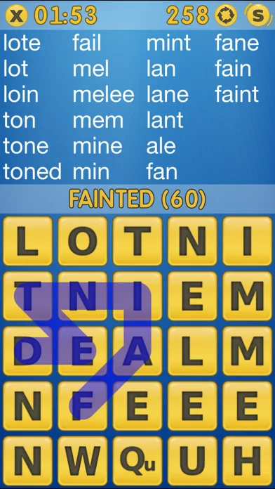 Word Shaker HD Lite screenshot 1